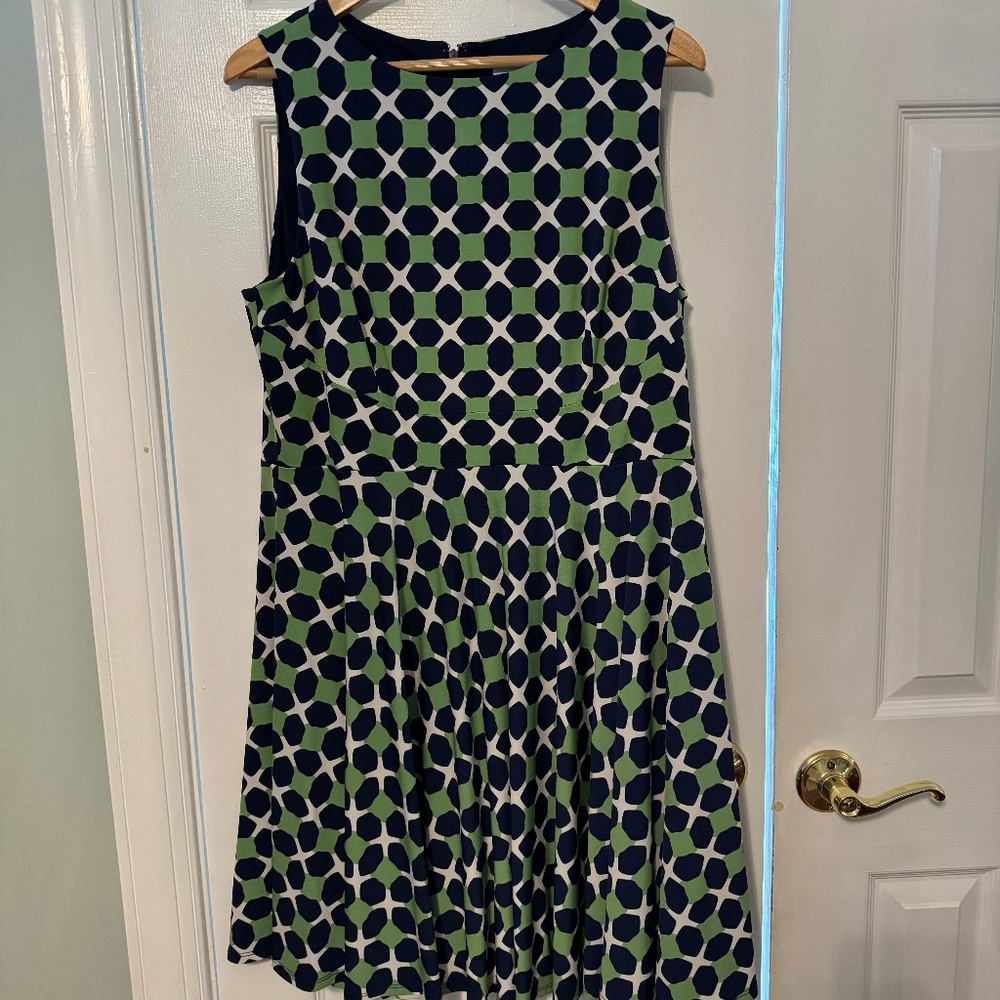 Donna Morgan Sleeveless Fit and Flare Dress